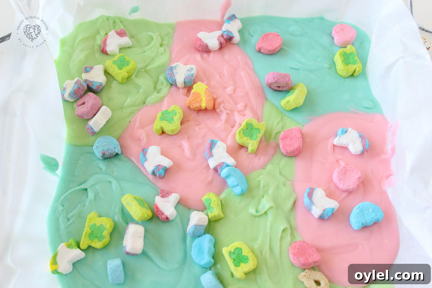 How to Make Lucky Charms Fudge 6 Lucky Charms in Fudge