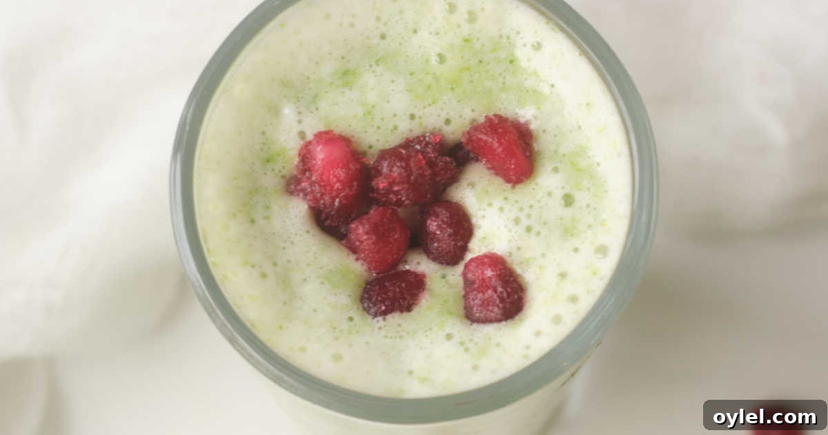 Broccoli Green Smoothie Recipe: Nutritious Veggie Blend 9 green smoothie with broccoli and pomegranate