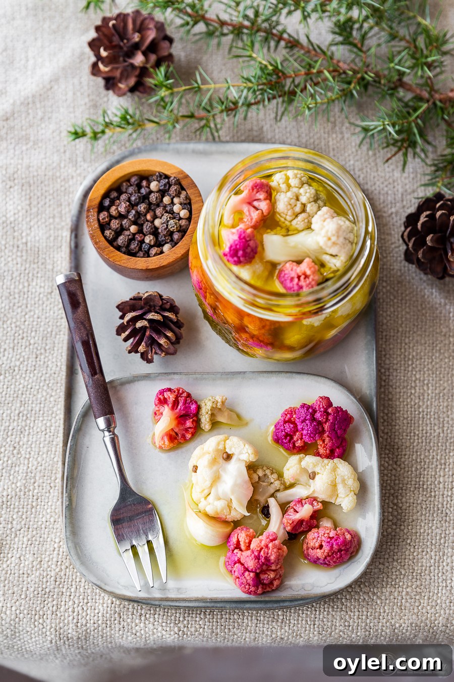 Pickled cauliflower