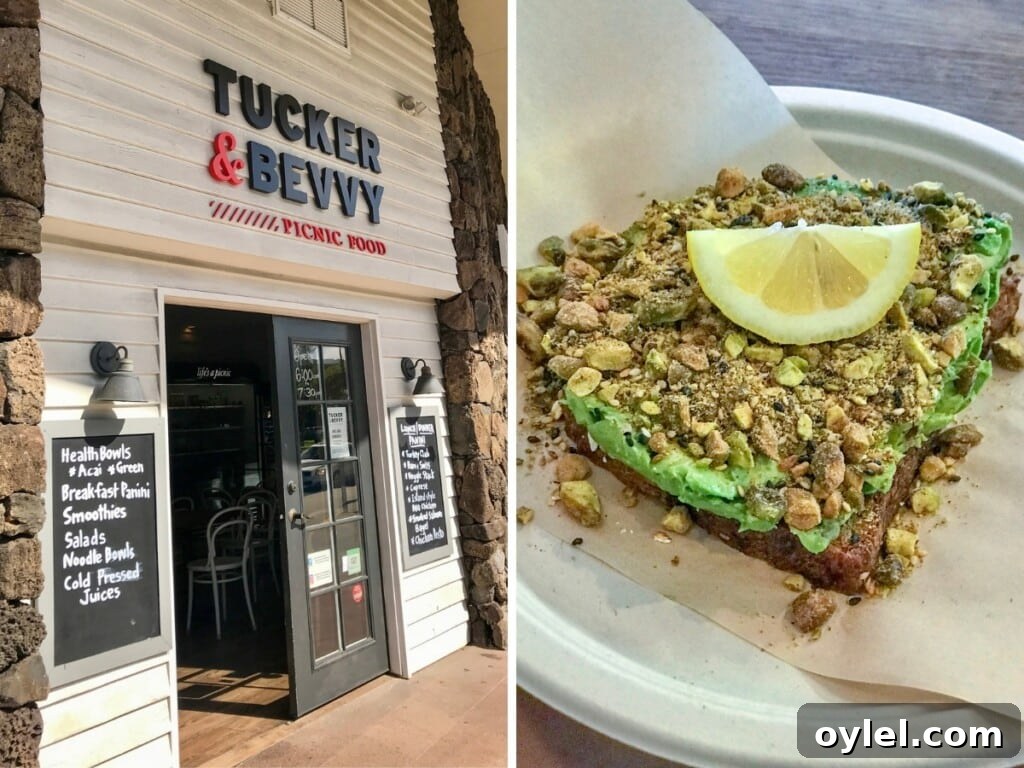 Avocado toast from Tucker & Bevvy