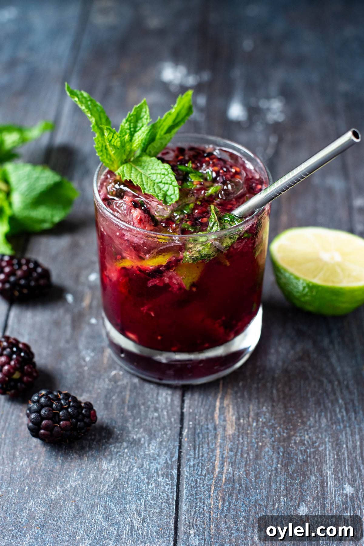Blackberry Bourbon Smash Cocktail Recipe 8 Bourbon and blackberries