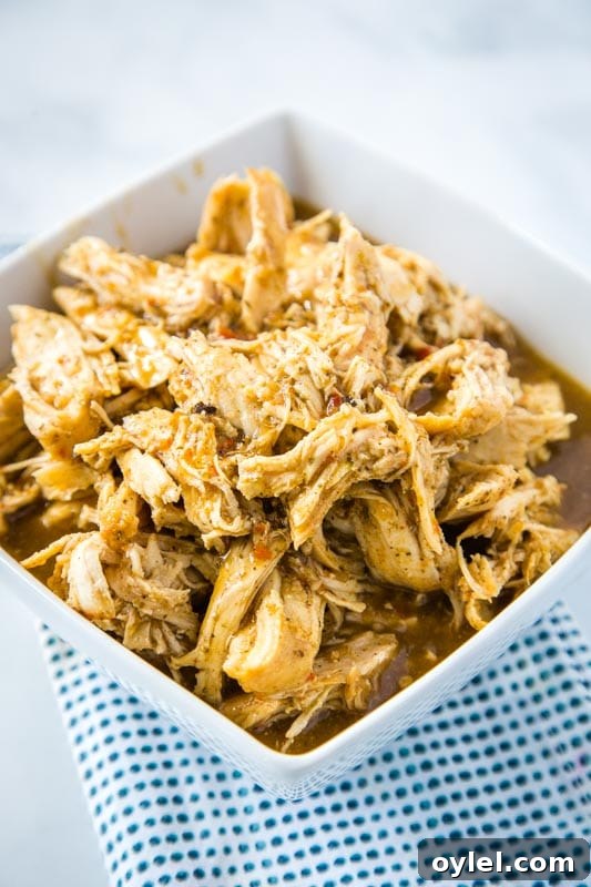 Copycat Cafe Rio Shredded Chicken Recipe 4 Mexican shredded Chicken made in the Instant Pot