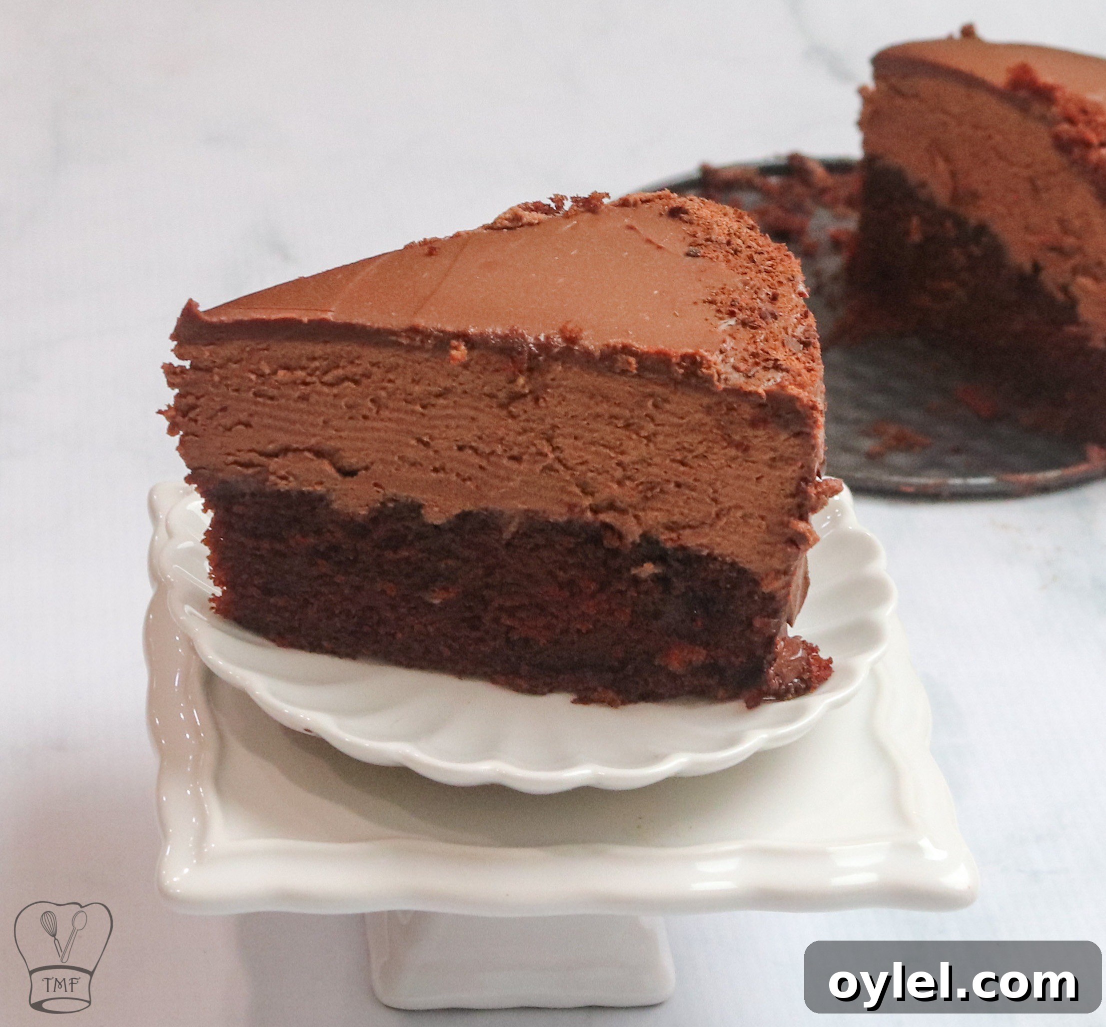 Eggless Chocolate Mousse Cake