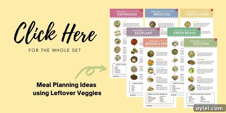 Leftover Veggie Ideas CLICK HERE to get printable set