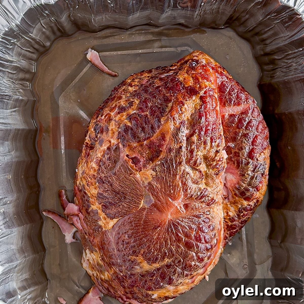 Prepping Christmas Ham.