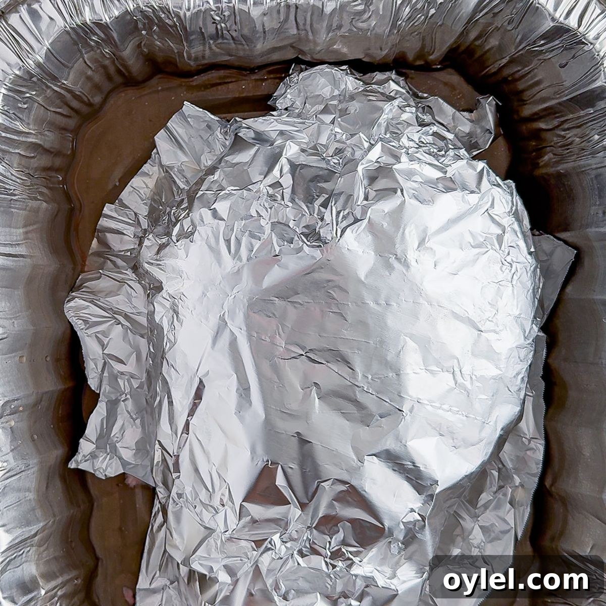 Baking Christmas ham.