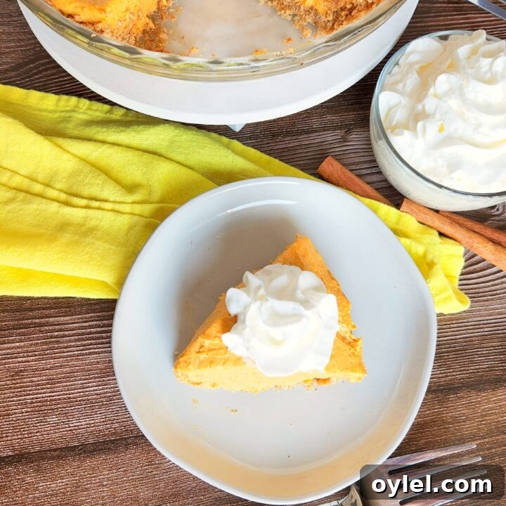 Pumpkin cheesecake recipe card