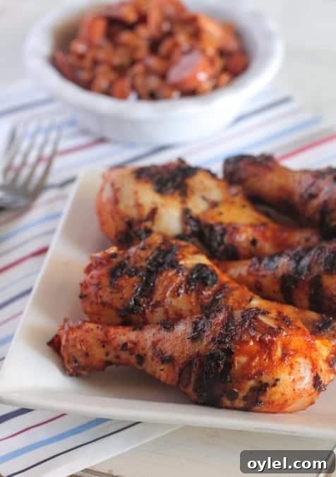 Garlic Lime Taco Style Grilled Chicken Drumsticks Recipe 2 Chicken Drumsticks