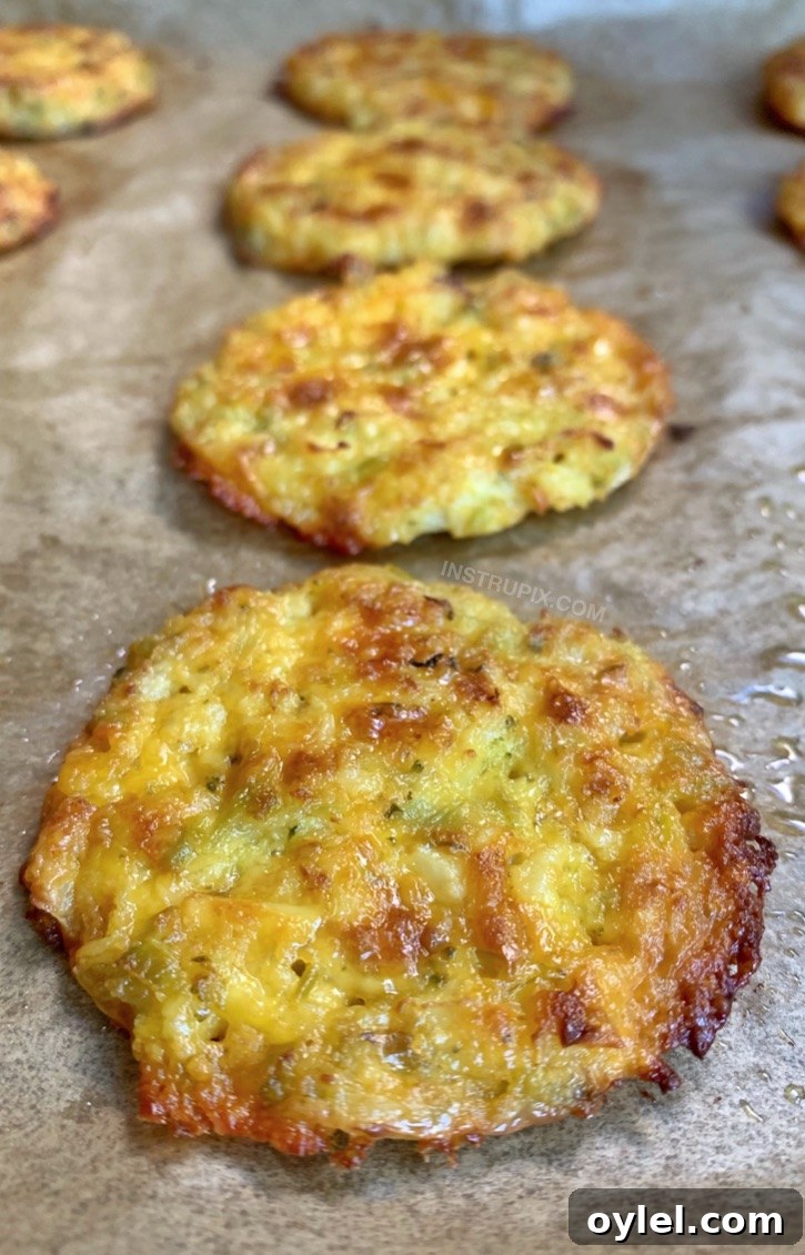 Keto Crispy Broccoli Cheese Bites 7 Looking for quick and easy keto snack ideas? These low carb broccoli cheddar rounds are crispy and delicious! They are also made with just 5 simple ingredients. #keto #lowcarb #instrupix