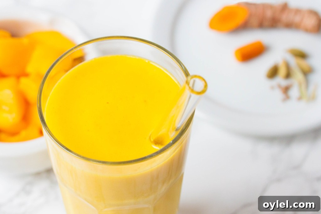 Mango and Turmeric Smoothie