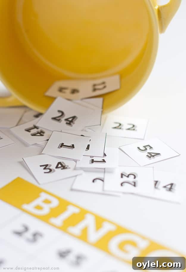 Printable & Cute Bingo Cards - Free Download over at Design Eat Repeat!