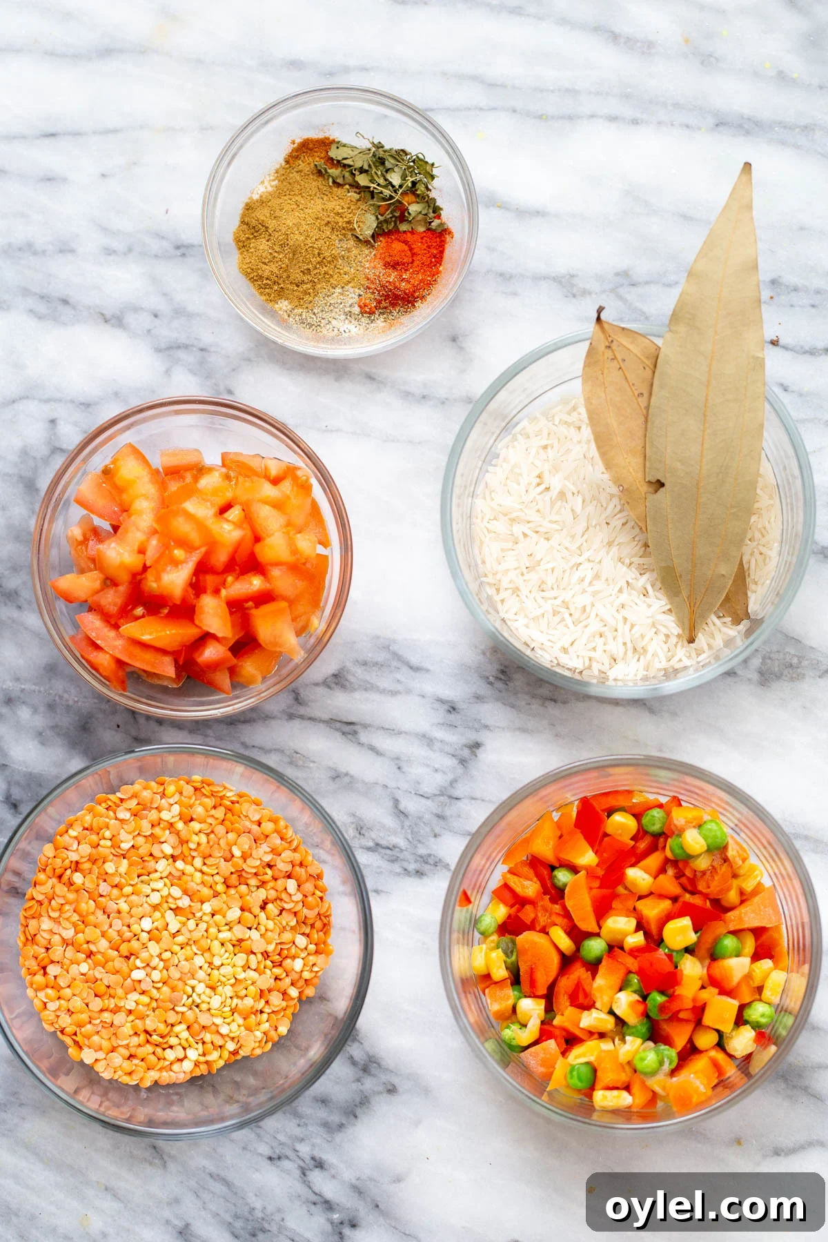 ingredients used for making kitchari casserole 