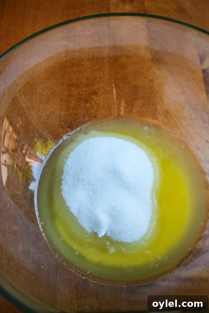 Mixing batter