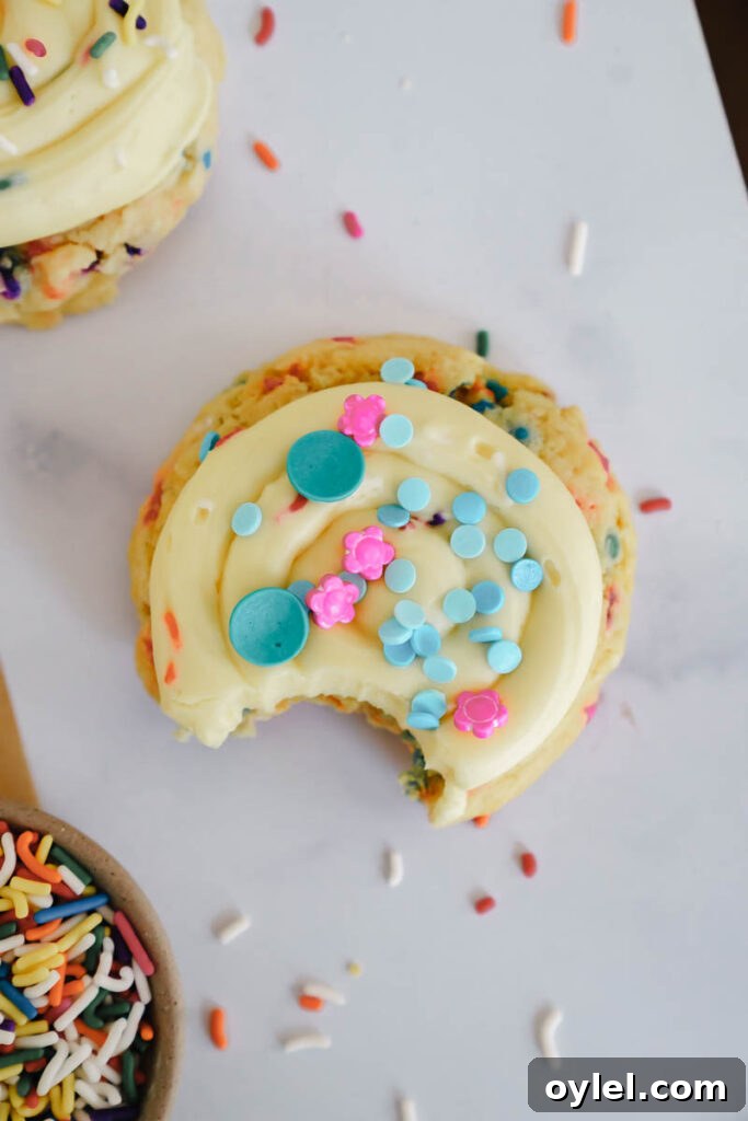 Fun cake cookie