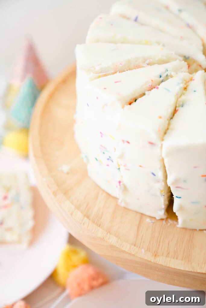 Classic funfetti cake