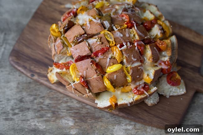 Cheesy Tomato and Ricotta Pull Apart Bread Recipe 5 Roasted Tomato & Ricotta Pull Apart Bread | The Little Epicurean