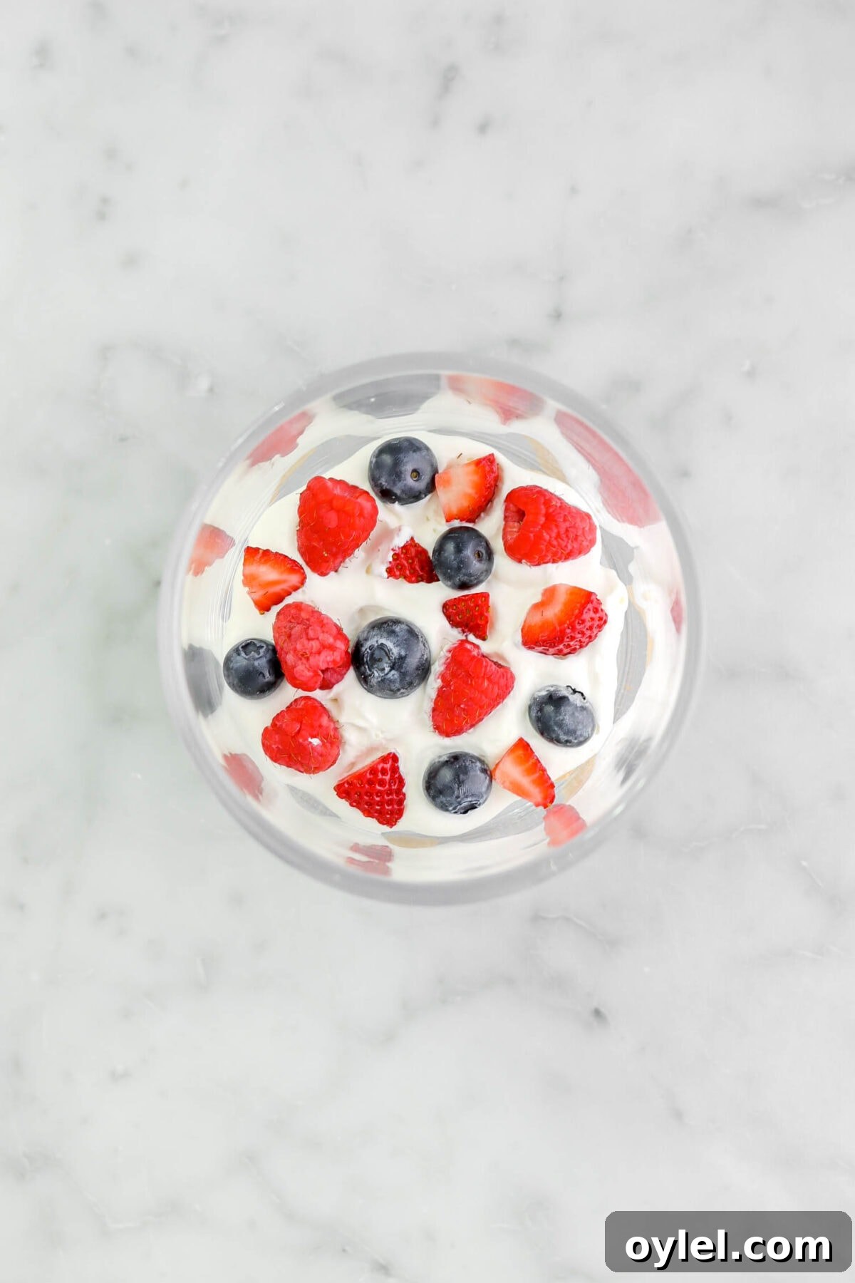 No-Bake Summer Berry and Ladyfinger Trifle Recipe 11 fresh berries added on top of whipped cream.