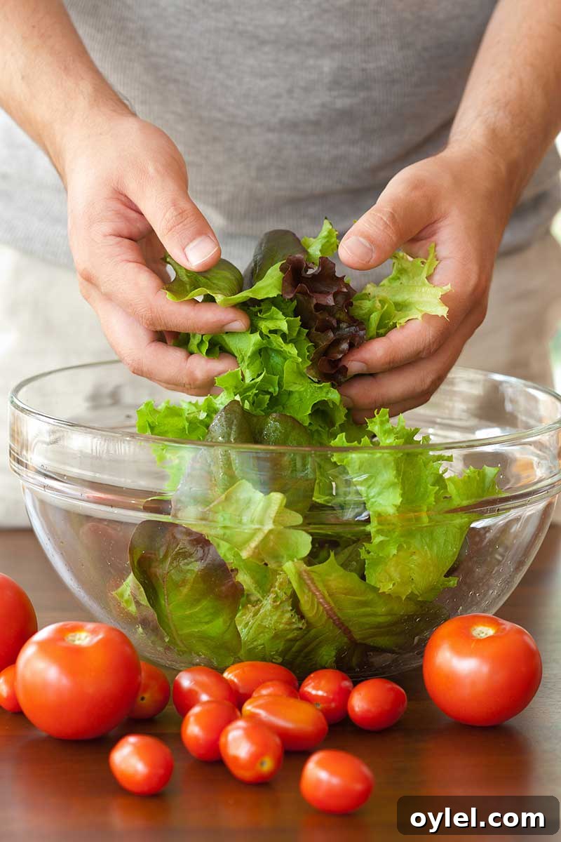 salad in a bowl