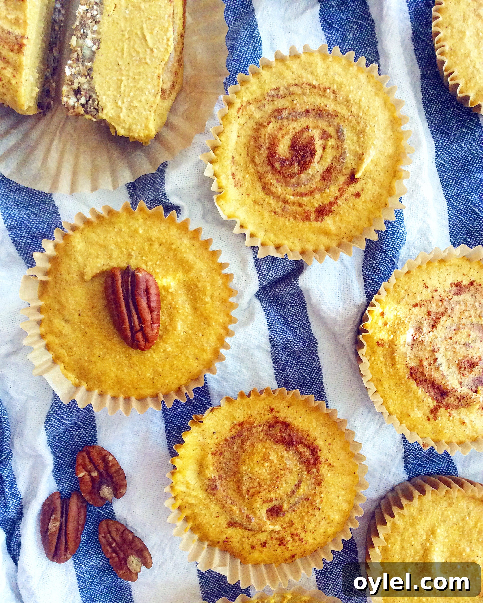Mini No-Bake Pumpkin Cheesecakes (Vegan)
