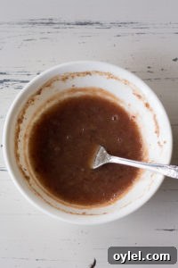 mashed date paste in a bowl