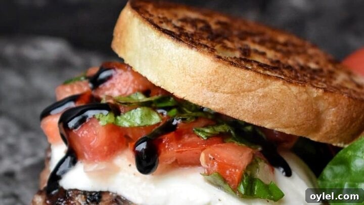 Grilling Recipes for Every Occasion: Weeknights to Holidays 2 Image for Bruschetta Burgers