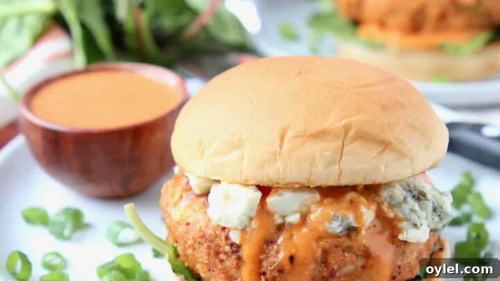Grilling Recipes for Every Occasion: Weeknights to Holidays 4 Image for Buffalo Chicken Burgers