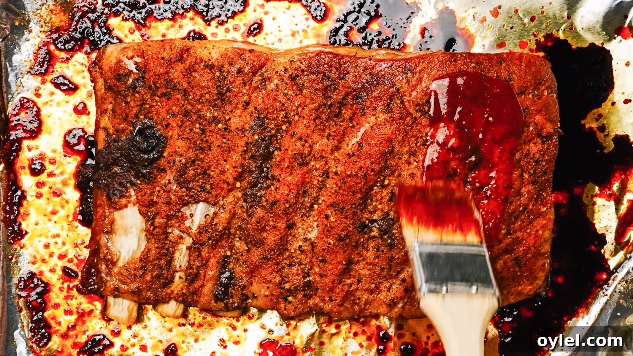 Fall-Off-the-Bone Spare Ribs Recipe 7 Step-by-step photos showing how to bake spare ribs in the oven.