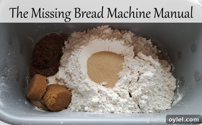 Missing Bread Machine Manual