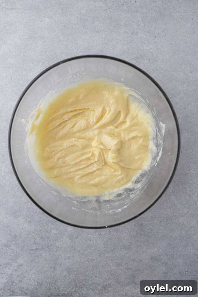 Cream butter and sugar
