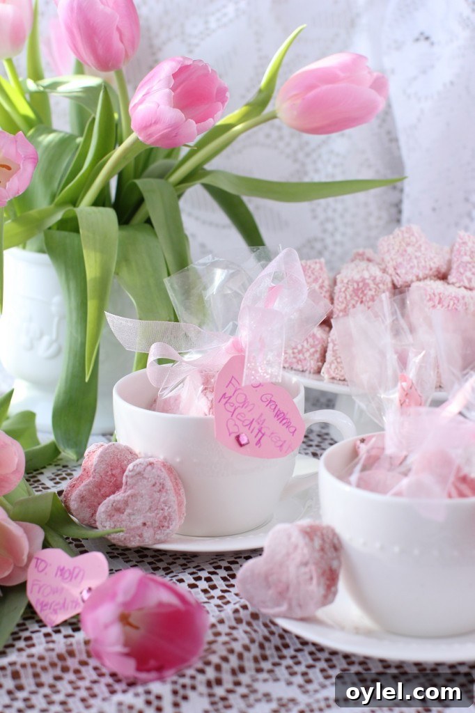 cooking with kids, raspberry marshmallows