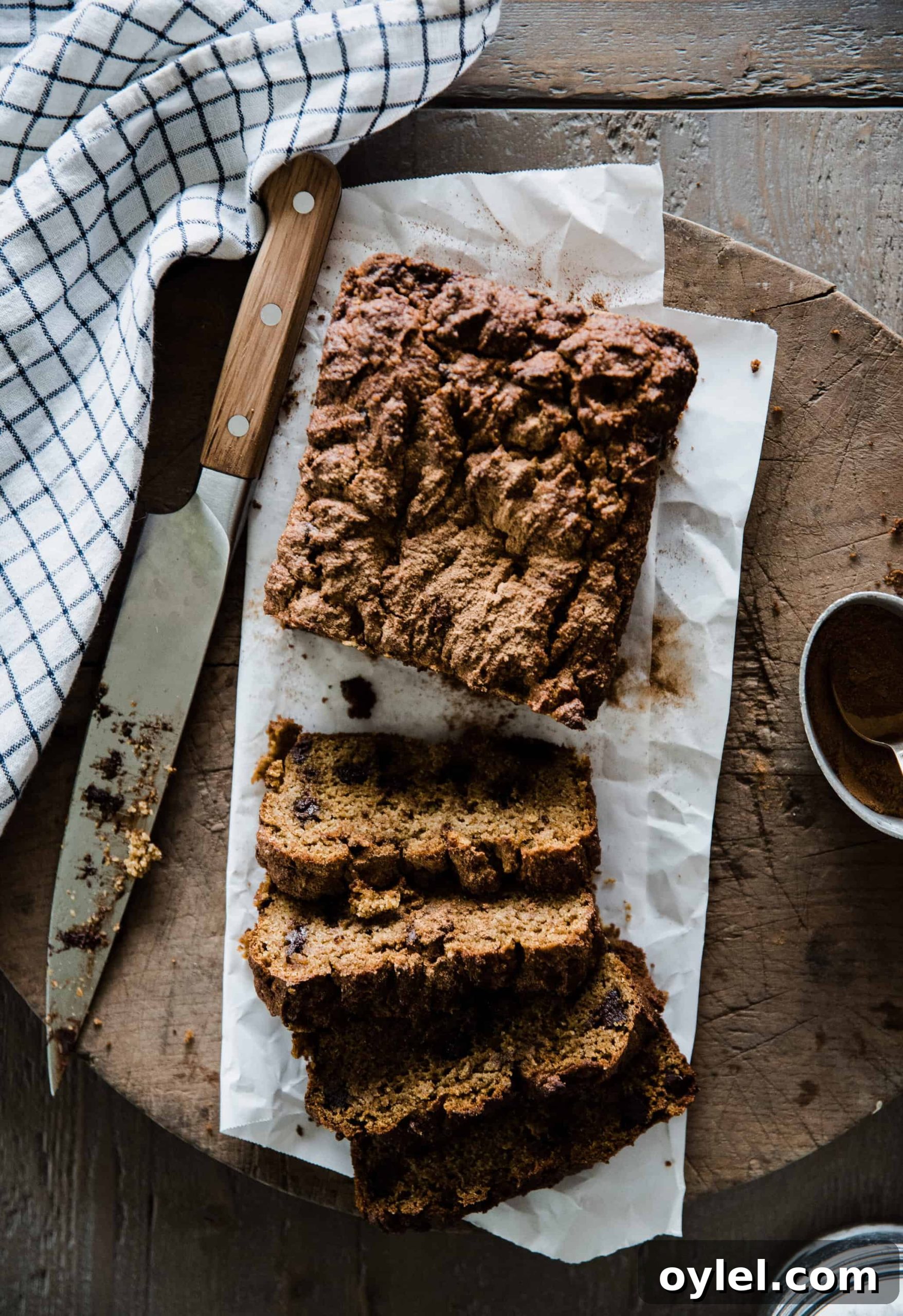 Moist Pumpkin Chocolate Chip Bread Recipe 2 Healthy pumpkin bread sweetened with maple syrup and made with almond flour