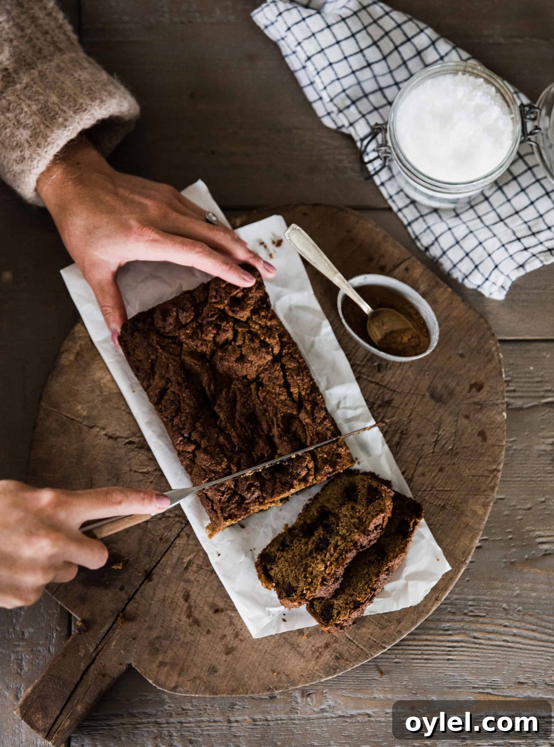 Moist Pumpkin Chocolate Chip Bread Recipe 3 Healthy pumpkin bread sweetened with maple syrup and made with almond flour