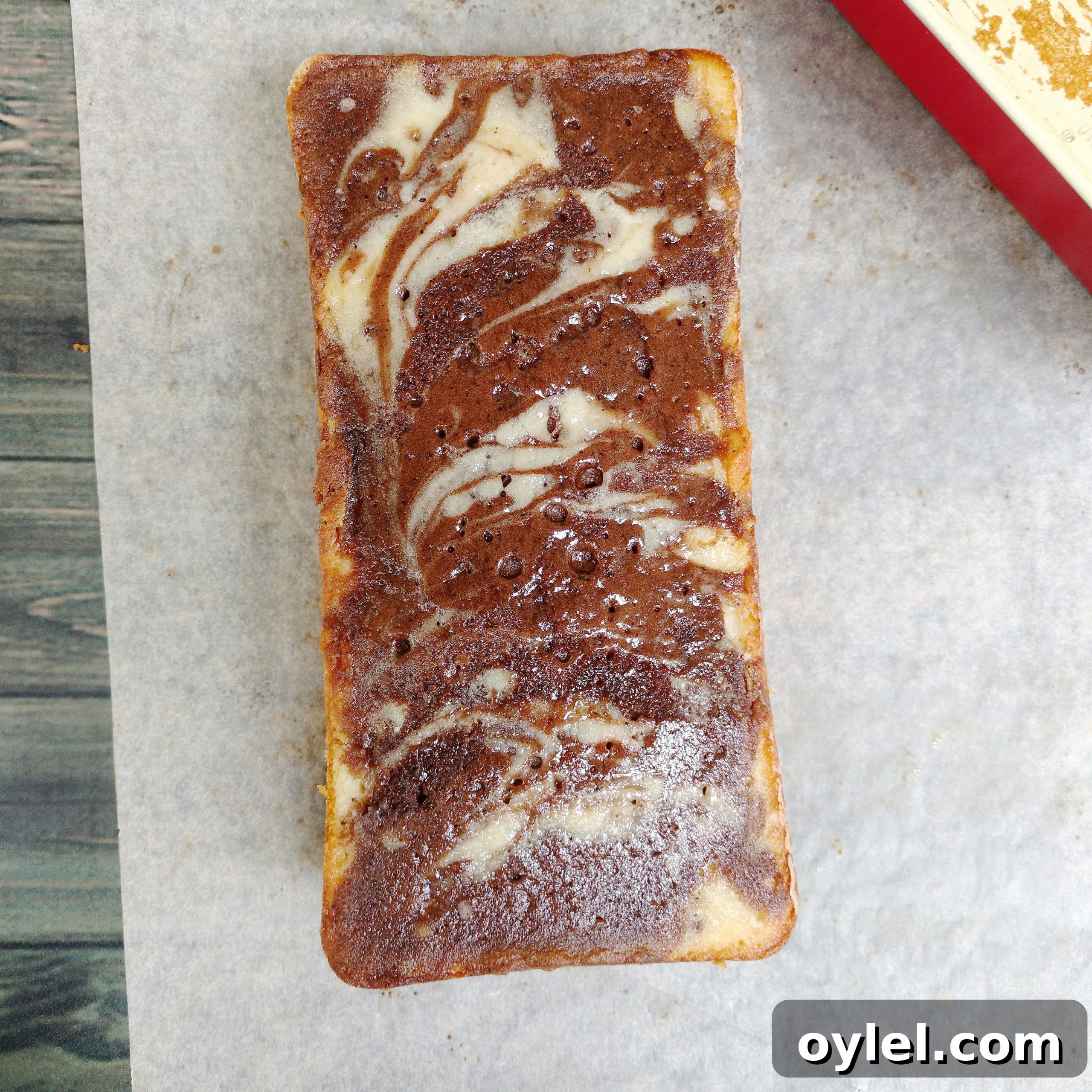 Marble cake loaf