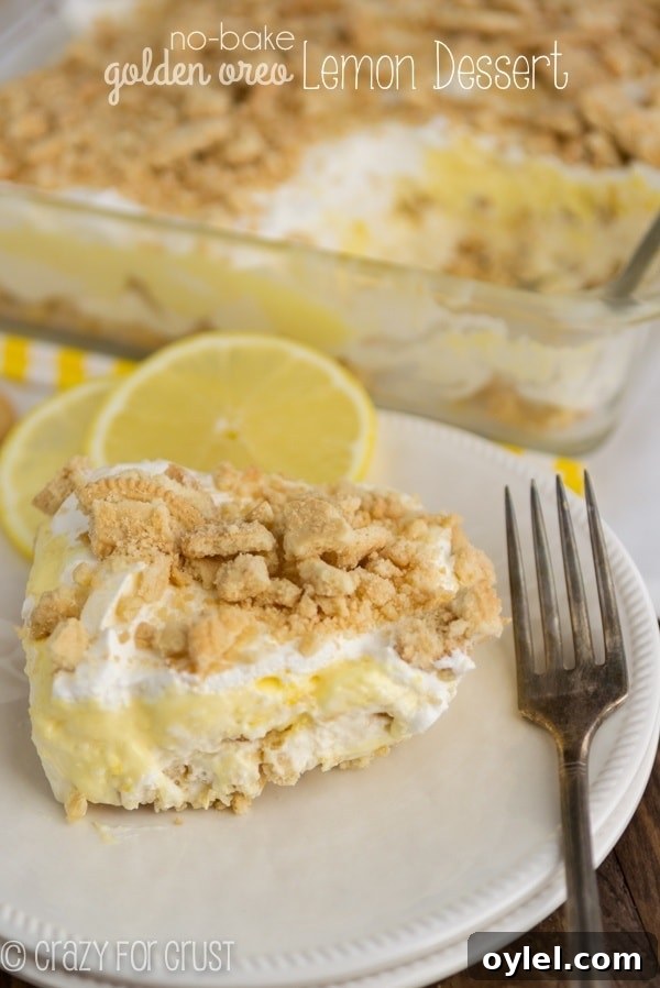 50 No-Bake Dessert Recipes 28 50 No Bake Treats: No-Bake Golden Oreo Lemon Dessert