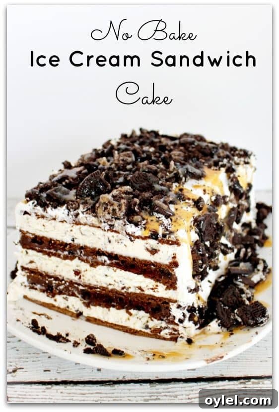 50 No-Bake Dessert Recipes 29 50 No Bake Treats: No Bake Ice Cream Sandwich Cake