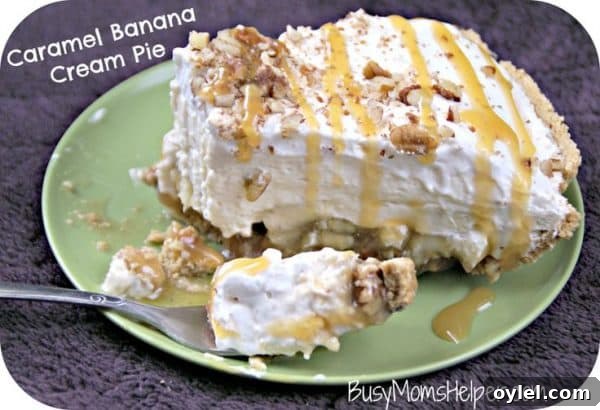 50 No-Bake Dessert Recipes 8 50 No Bake Treats: Caramel Banana Cream Pie