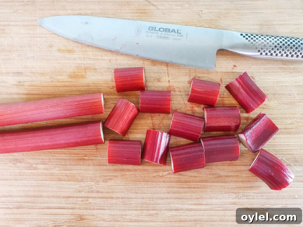 Classic Rhubarb Crumble Recipe 8 Process photo