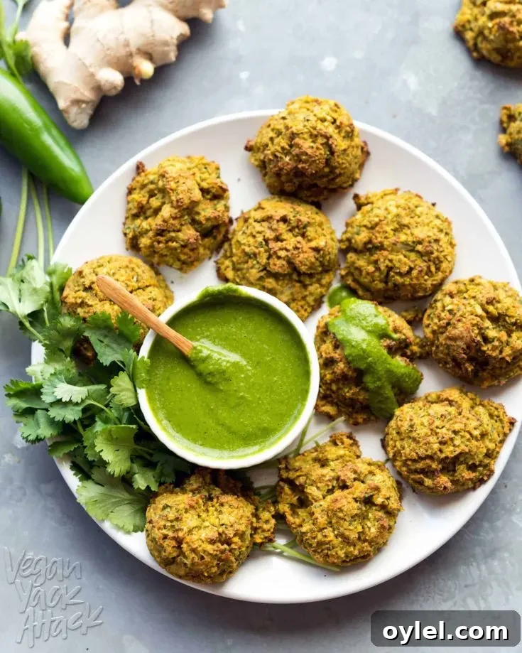 Baked Vegetable Pakoras