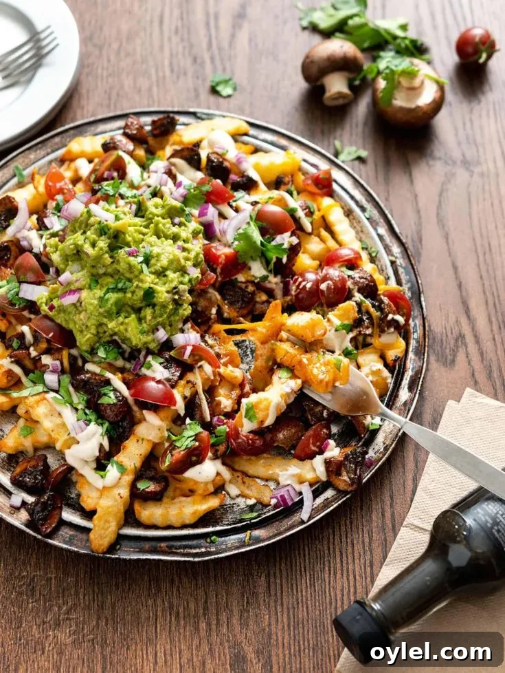 Vegan Mushroom (Champiñón) Asado Fries
