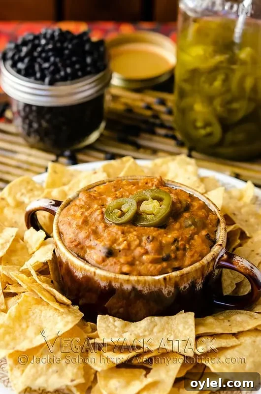 Cheezy Soyrizo Bean Dip