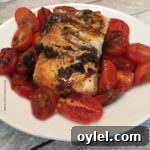 Pan-Seared Halibut with Tomato-Balsamic Glaze 2 sauteed-halibut-and-tomatoes-in-balsamic-glaze