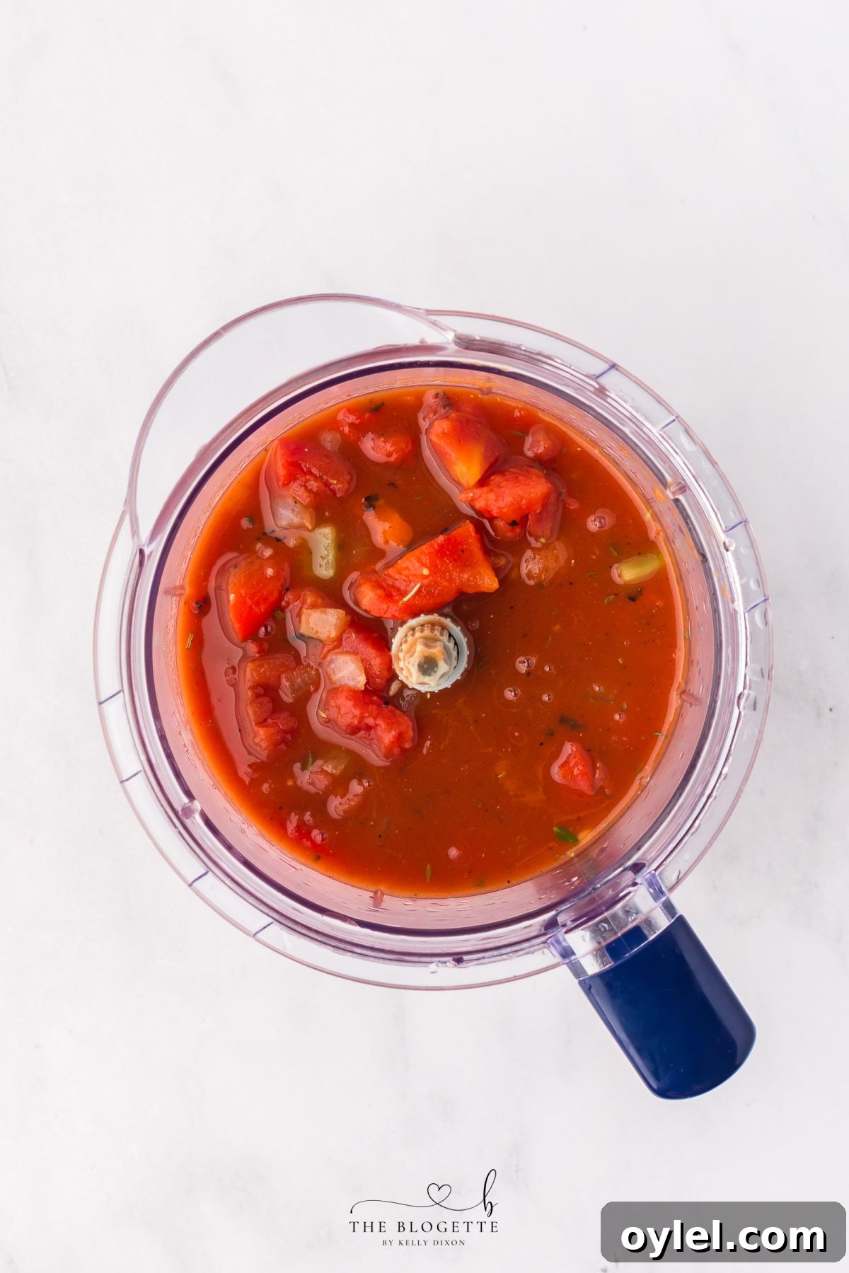 Creamy Roasted Tomato Bisque Recipe 8 Blend with herbs