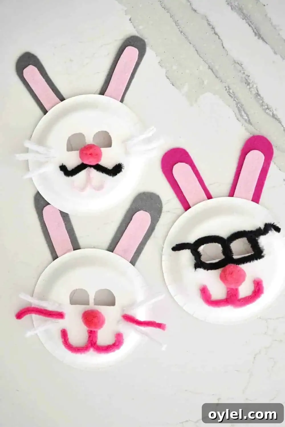 DIY Easter Bunny Masks for Kids: Printable No-Sew Templates 10 3 easter bunny masks made out of paper plates