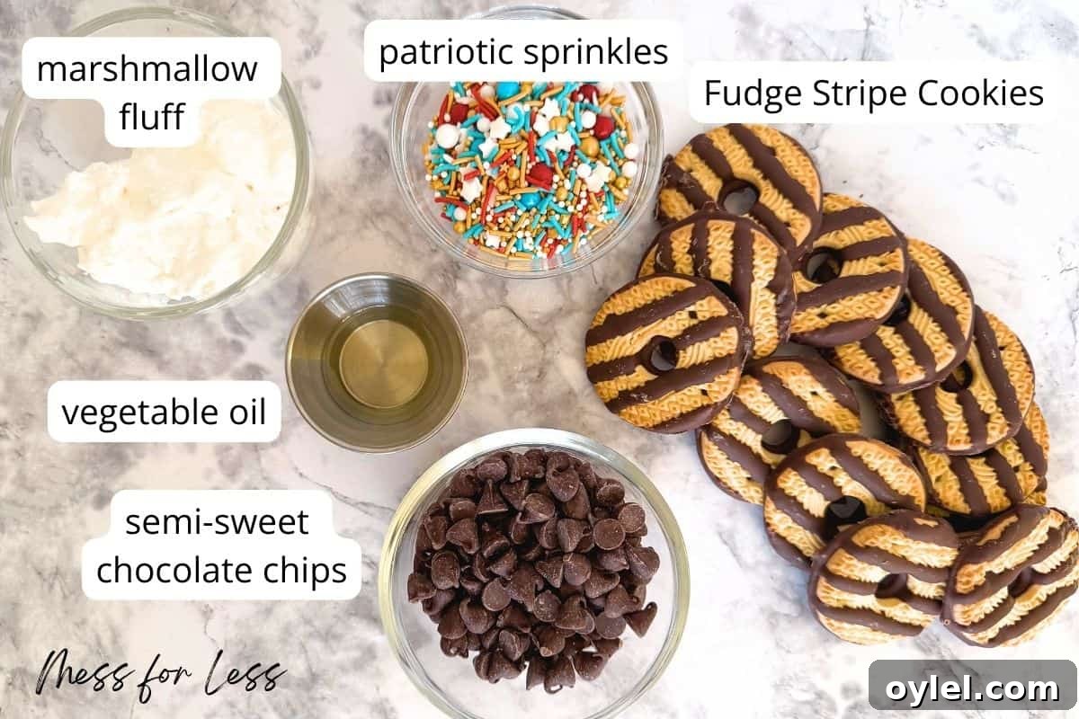Fourth of July Red, White and Blue Cookie Recipes 4 ingredients for 4th of July cookies