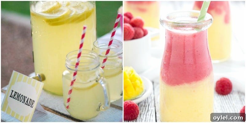 Refreshing beverages for a back-to-school celebration