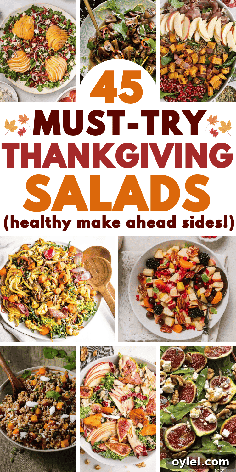 45 Thanksgiving Salad Recipes to Complete Your Holiday Table 3 Thanksgiving salad recipes collection