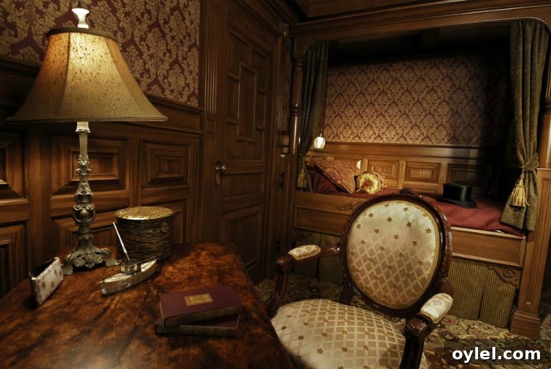 Titanic replica cabin