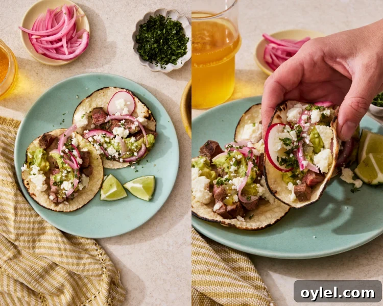 Ready to serve tacos