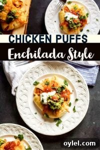 Pin for Chicken Puffs Recipe Enchilada Style