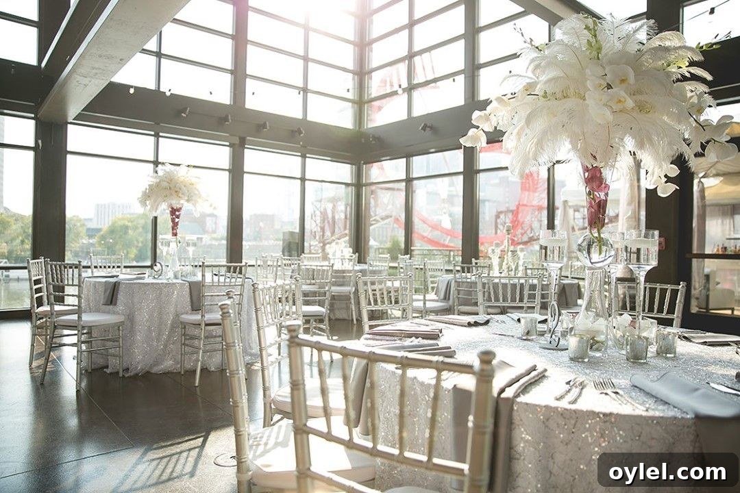 silver and glitter decor